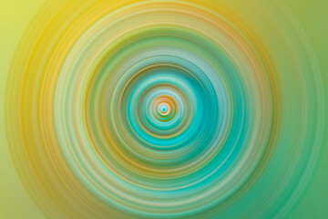 Sunny yellow, blue and green swirl