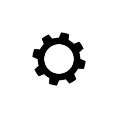 Gear icon in isolated on background. symbol for your web site design logo, app, Gear icon Vector illustration. 