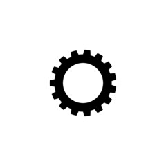 Gear icon in isolated on background. symbol for your web site design logo, app, Gear icon Vector illustration. 