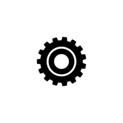 Gear icon in isolated on background. symbol for your web site design logo, app, Gear icon Vector illustration. 