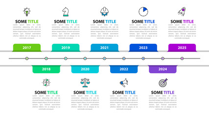 Infographic design template. Creative concept with 9 steps