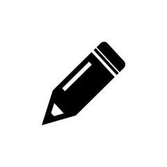 Pencil icon in isolated on background. symbol for your web site design logo, app, Pencil icon Vector illustration. 