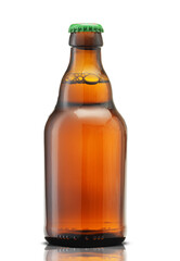 a small brown bottle