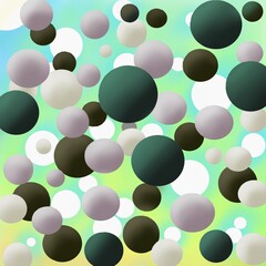 abstract background with circles