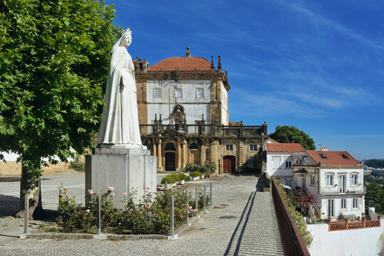 Monastery of Santa Clara-a-Nova, Queen Saint Isabel statue, Coimbra, Beira, Portugal