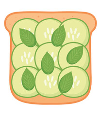 cucumber toast icon