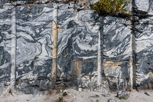 Ruskeala, marble canyon, Karelia