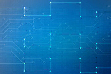 2d illustration abstract digital binary data on computer screen
