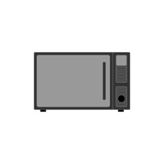 Microwave oven for heating and cooking on a white background.