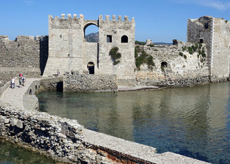 Greece. Ruins of the Venetian Fortress Methoni