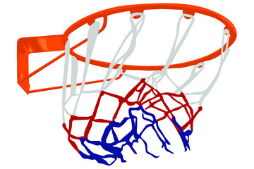 Fototapeta na wymiar basketball Net Vector