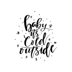 Hand lettering, vector calligraphy, Christmas quotes vector clip art 