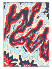 Obraz premium 1960s, 1970s, 1970s family, 1980, 60s, 70s, acid, banner, birthday, children, cold, collage, cover, cut out, design, drawing, event, floral, frame, funky, geometric, graphic, groovy, hand drawn, hippi