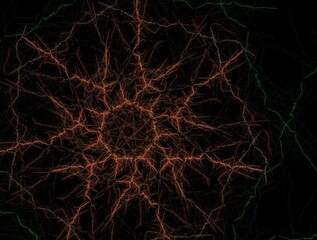 Imaginatory fractal abstract background Image