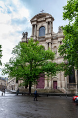 Obraz premium Facade of the Church of Saint Gervais