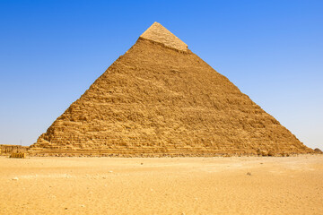 Obraz na płótnie Canvas Pyramid of Kafre, Giza, Cairo, Egypt