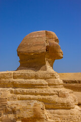 The great monument of Sphinx, Giza, Cairo, Egypt