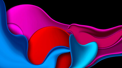 Abstract modern shape and color design background, Modern colorful flow,