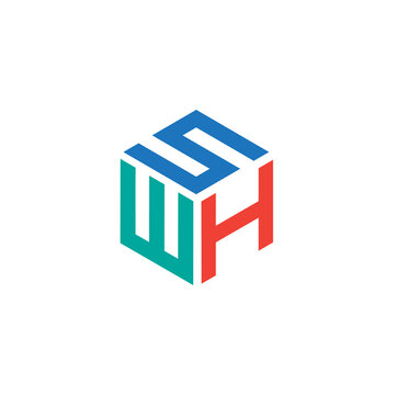 Hexagon logo with the letters SWH design