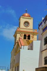 Spanish Catholic church in the medina of Tangier, Morocco.