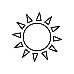 sun line icon