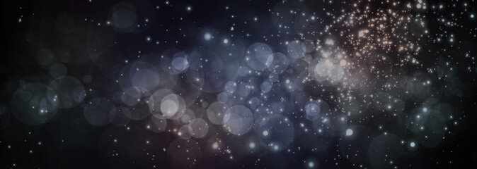 Obraz premium Abstract light circular bokeh Christnmas New year background.