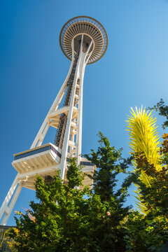 Famous Space Needle of Seattle, Washington State
