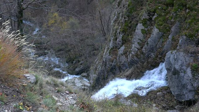 Waterfall Kozica, Vlasic mountain, Bosnia and Herzegovina - (4K)