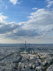 Naklejka premium Skyview of Paris