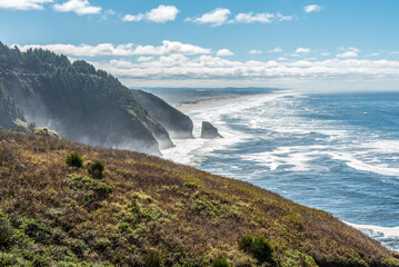 Untouched coastal landscape of Oregon