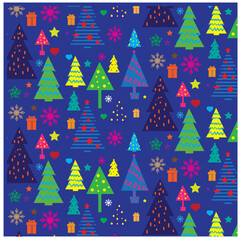 merry christmas, merry christmas card, christmass tree patern