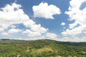 Foto aérea Serra da Cantareira, Mairiporã, São Paulo, Brasil