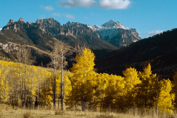 autumn landscape in the mountains