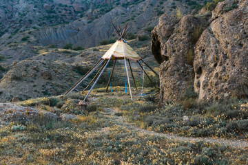 Wigwam by the sea