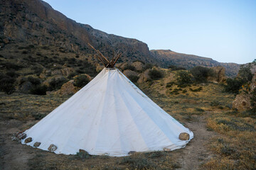 Wigwam by the sea