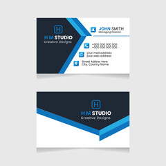Vector modern creative simple and clean business card design, red abstract unique luxury and professional name card design, print ready corporate business card design.