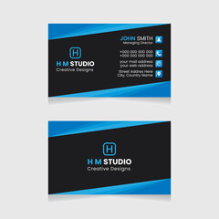 Vector modern creative simple and clean business card design, red abstract unique luxury and professional name card design, print ready corporate business card design.