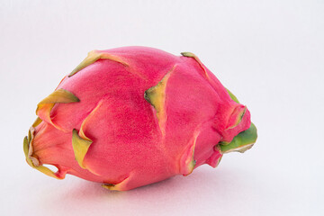 Close-up of a red dragon fruit