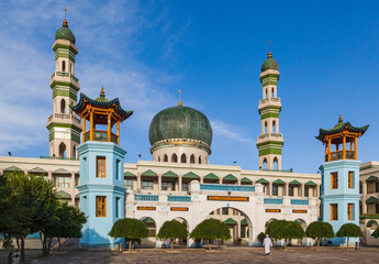 Islamic mosque in Xining, Qinghai province, China