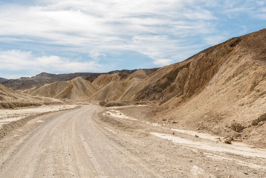 Panoramic view from Twenty Mule Tean Canyon in the Death Valley © imagoDens