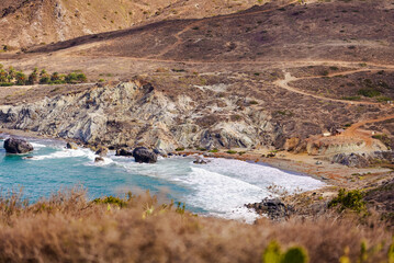 Fototapeta na wymiar Wildlands in Catalina Island California