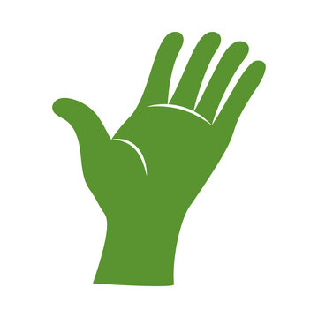 Green Hand Icon