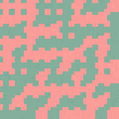 Fototapeta premium Abstract Geometric Pattern generative computational art illustration