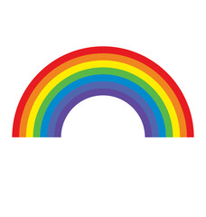 simple classic wide rainbow