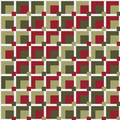 Abstract Geometric Pattern generative computational art illustration