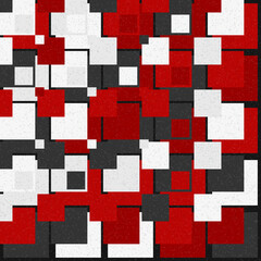 Abstract Geometric Pattern generative computational art illustration