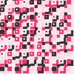 Abstract Geometric Pattern generative computational art illustration