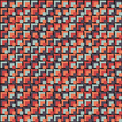 Abstract Geometric Pattern generative computational art illustration