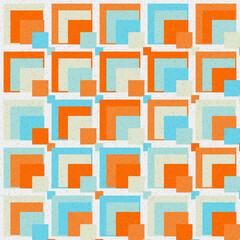 Abstract Geometric Pattern generative computational art illustration