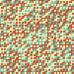 Fototapeta premium Abstract Geometric Pattern generative computational art illustration